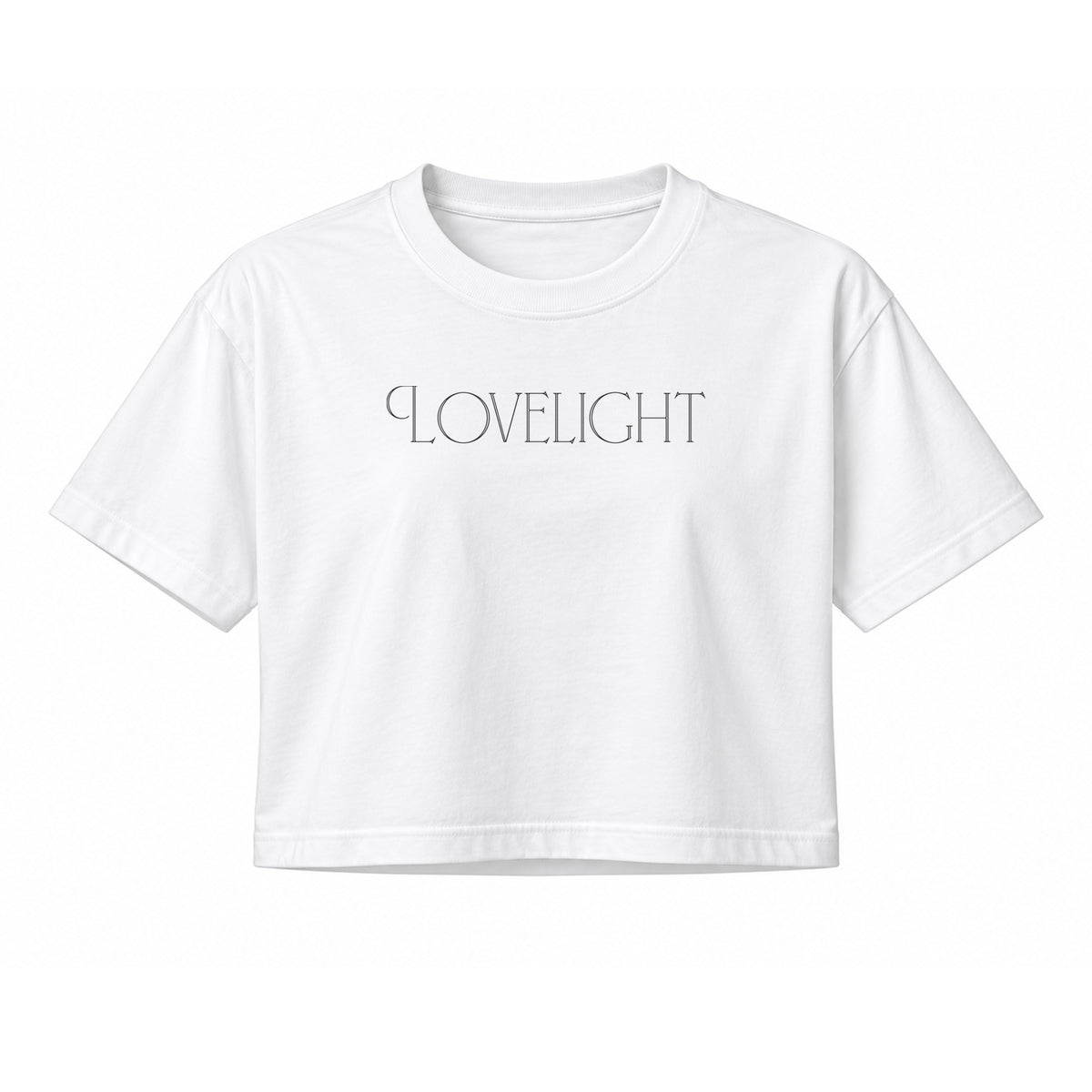 Women's Flowy Crop Tee - Lovelight