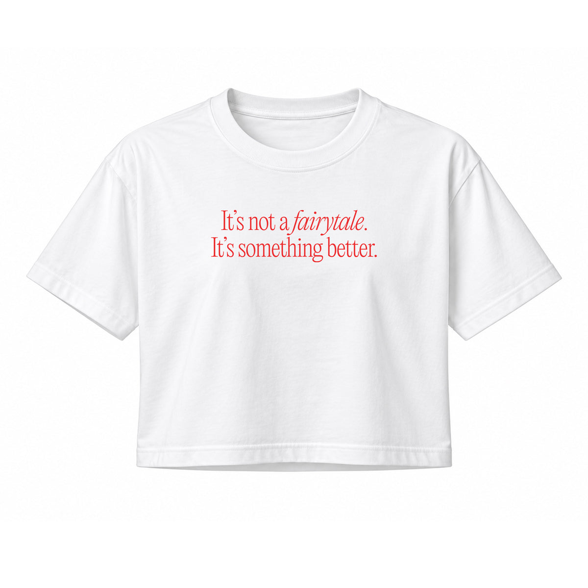 Women's Flowy Crop Tee - Fairytale